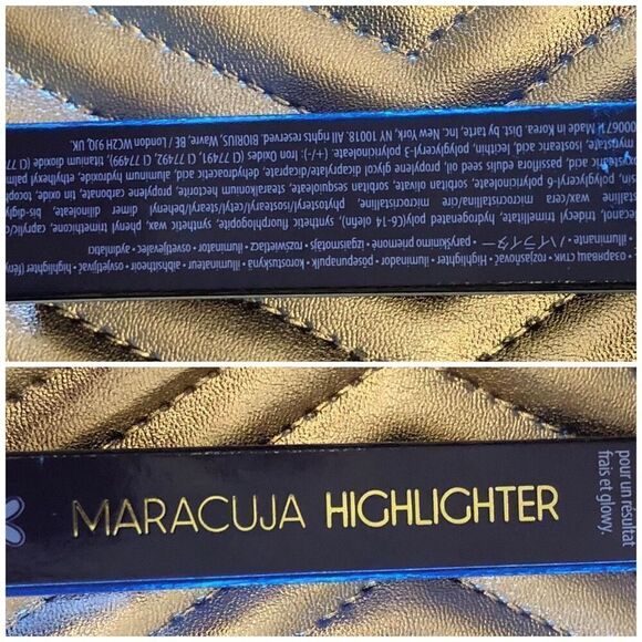 TARTE - NWT - Maracuja Juicy Glow Highlighter in "Golden Glow". Full Size .07 oz - Picture 9 of 16